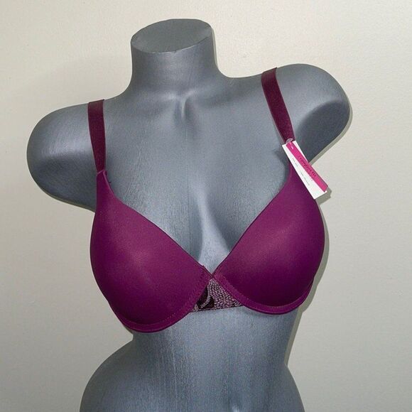 Comfort Fit Push Up Light Padded T- Shirt 3 Hooks Bra Full Covered Underwire. - Picture 3 of 12